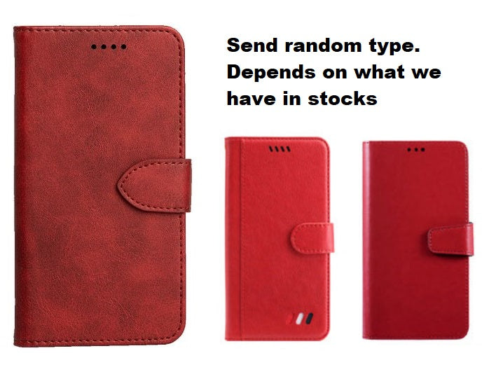 OPPO PU Leather Leather Case - Red