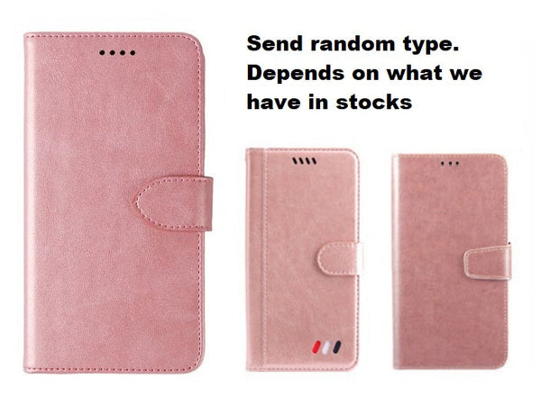 [PRE-O] OPPO PU Leather Wallet Case - Rose Gold