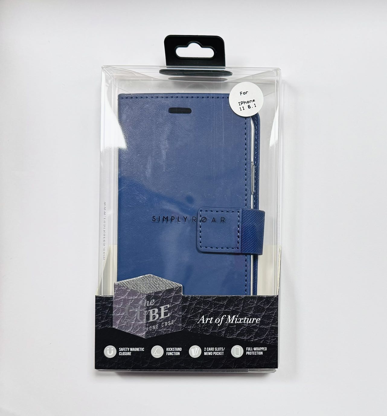 iPhone 11 6.1 Roar The Cube Diary 4 Card Slots Wallet