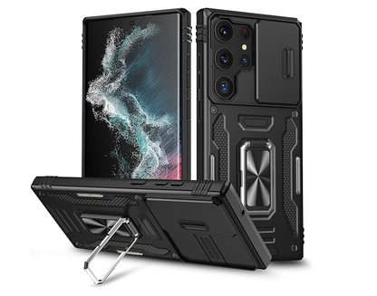 SAM S911 Galaxy S23 Protective Ring Holder Back Camera Protection Case