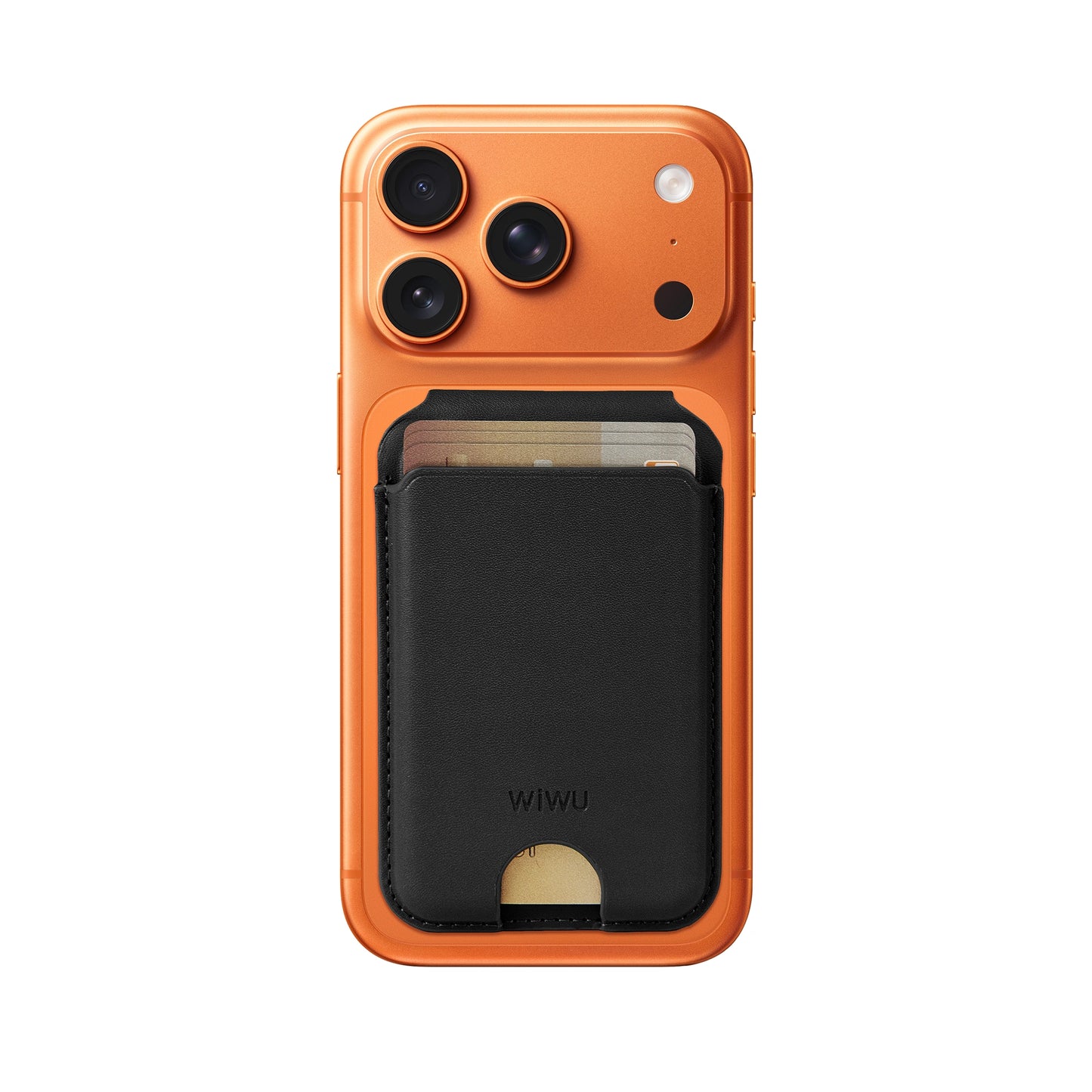 WIWU MW-007 Warriors Carbon Magsafe Metal Stand Card Holder